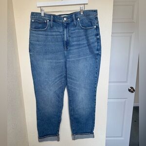 New With Tags Madewell Relaxed Fit Blue Jeans